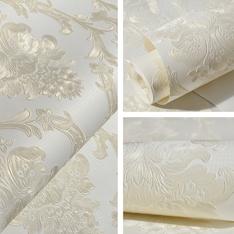 Self-Adhesive 3D Embossed Texturizing Style Wallpaper