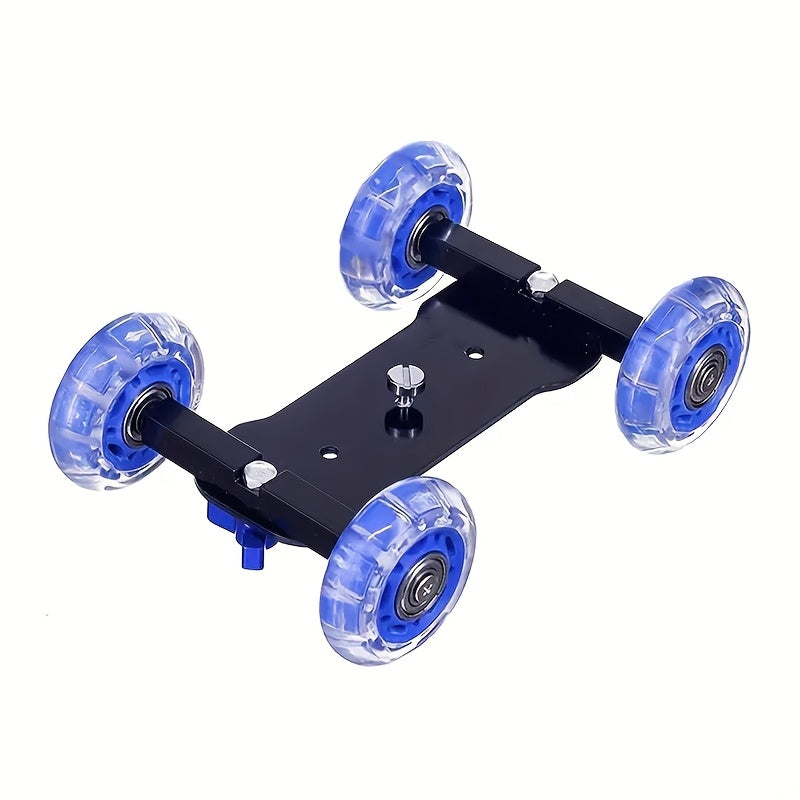 Mini Camera Dolly Roller, Adjustable Desktop Camera Stand, Precise Scale, Low Noise