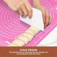 1pc EVA Baking Mat, 29.97x29.97 cm, Durable Food-Grade Countertop Rolling Mat with Measurement Guide, for Dough Rolling, Pie Crust, Bread, Candy, Cookies, Easy Clean Kitchen Tool for Home & Restaurant Use