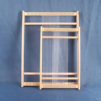 Wooden DIY Weaving Loom Kit, Handcraft Knitting Frame with Shuttle & Beaters, Yarn Weaving Tool for Tassel Tapestry & Carpet, No Electricity Required, Handmade Home Decor Craft Set