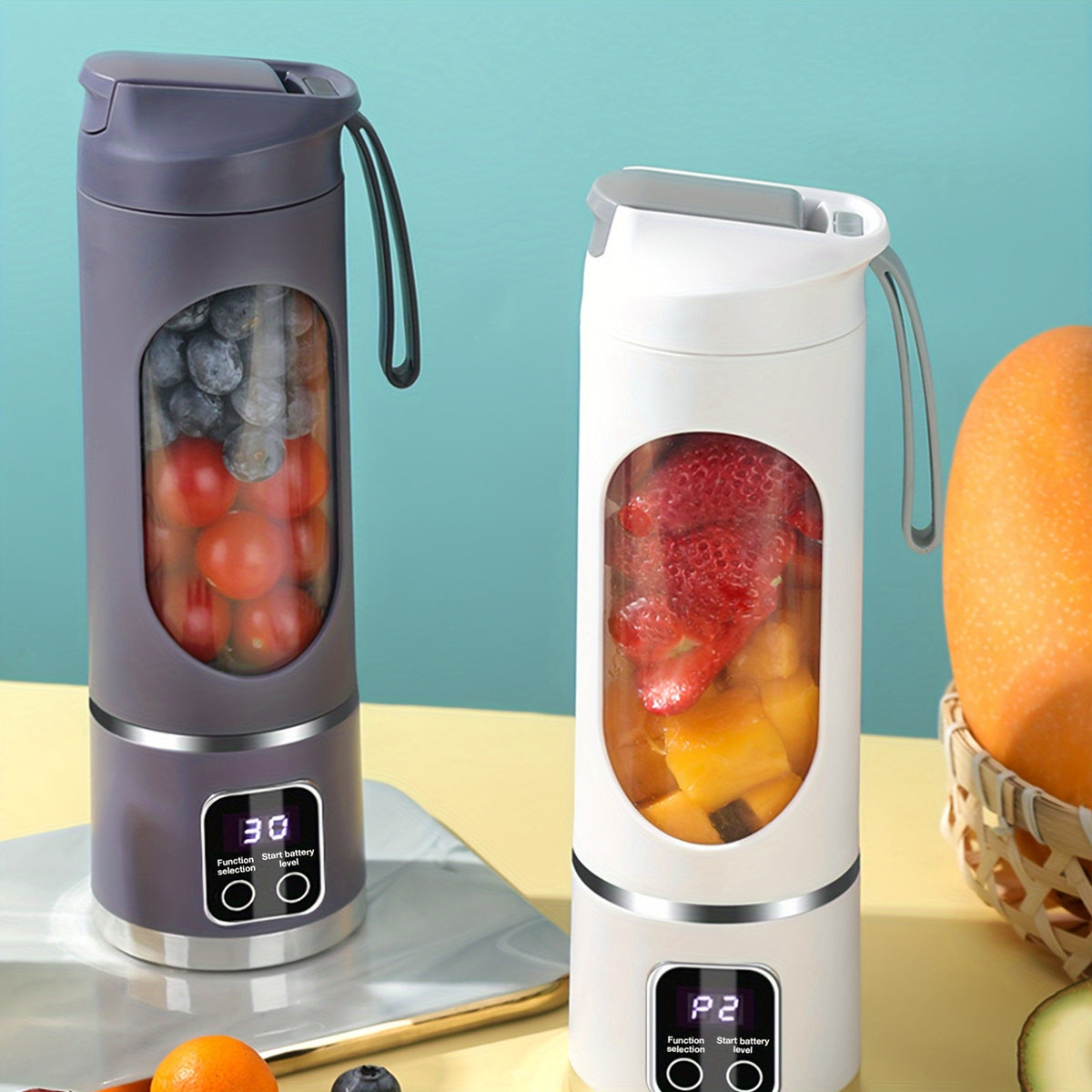 GENAI HS-860 Portable Citrus Juicer 2-in-1 Electric Juice Maker - 450ml