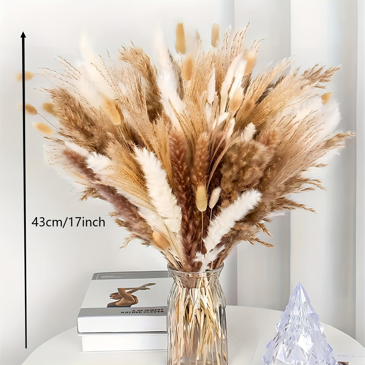 Boho Artificial Pampas Grass Bouquet - 141pcs