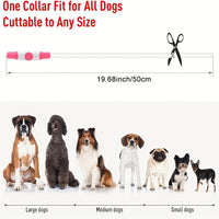 Dog LED Light Collar Whole Luminous At Night Anti-loss USB Rechargeable