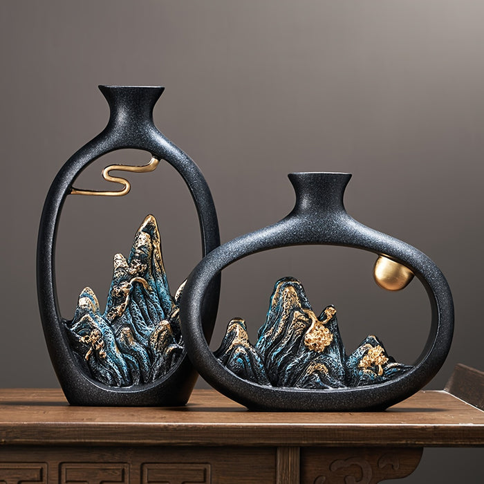 Landscape Scenery Decorative Vase