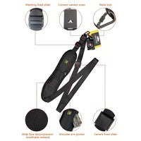 Durable SLR Camera Strap with Quick Release Bottom Plate