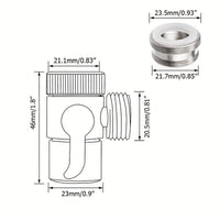 Washbasin Faucet Water Divider Basin Faucet Converter External Shower Head Splitter Conversion Connector