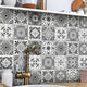 Moroccan Patterned Vinyl Wall Sticker, Oil-Resistant, Waterproof, Moisture-Proof