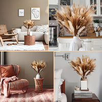 Boho Artificial Pampas Grass Bouquet - 141pcs