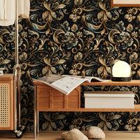 Elegant Floral Self-Adhesive Wallpaper