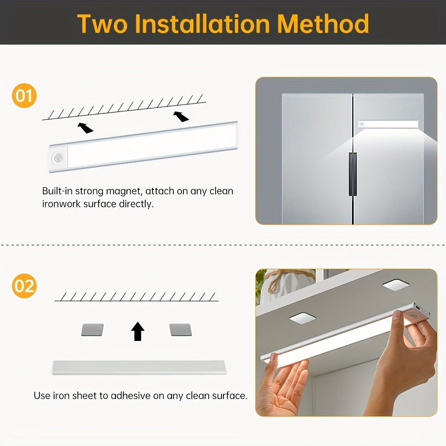 A Rechargeable Human Body Induction Cabinet Light