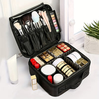 Travel Makeup Train Case Professional Large Capacity Cosmetic Case