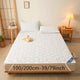1pc Waterproof Mattress Pad Set, Dust & Stain Resistant, Soft Comfortable Bedding, Machine Washable, Polyester 100%, Polyurethane 100%, Woven, Active Printing, Ultrasonic Embossed, <3cm Thick, 80-85g Fabric Weight