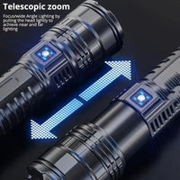 Super Bright LED Flashlight Built-in Battery