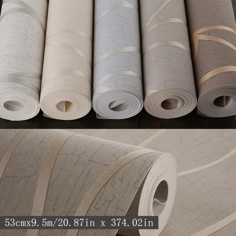 Textured Wallpaper, Self-Adhesive Peel and Stick Wall Covering