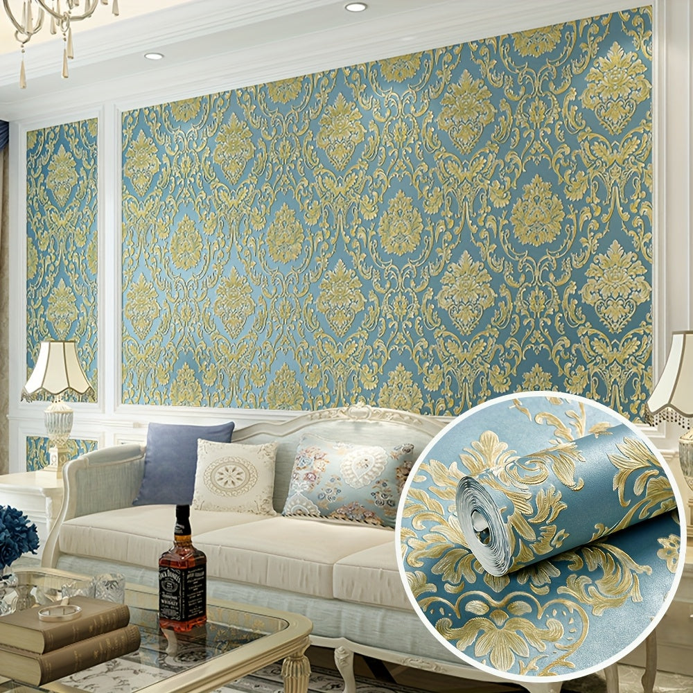 Luxury 3D Textured Self-Adhesive Vinyl Wallpaper