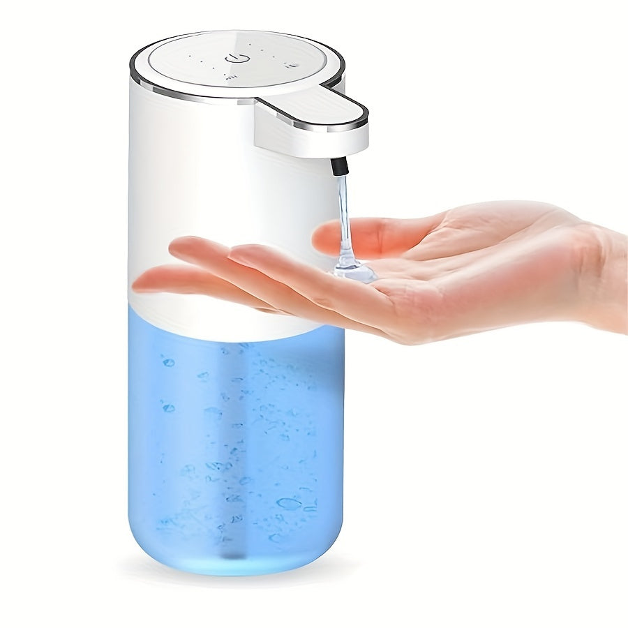 A 380Ml Bathroom Liquid Dispenser for Hand Soap, Featuring a Rechargeable, Wall-Mounted Automatic Sensor.