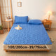 1pc Waterproof Mattress Pad Set, Dust & Stain Resistant, Soft Comfortable Bedding, Machine Washable, Polyester 100%, Polyurethane 100%, Woven, Active Printing, Ultrasonic Embossed, <3cm Thick, 80-85g Fabric Weight
