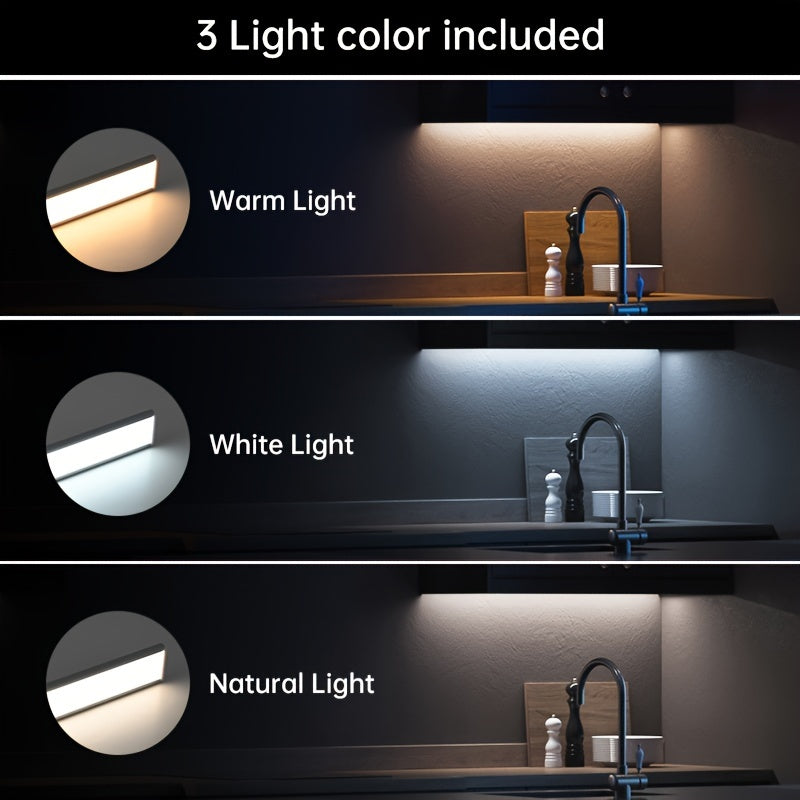 A Rechargeable Human Body Induction Cabinet Light