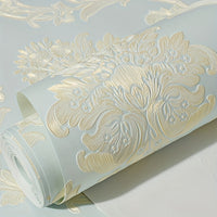 3D Embossed Self-Adhesive Wallpaper, Floral Pattern