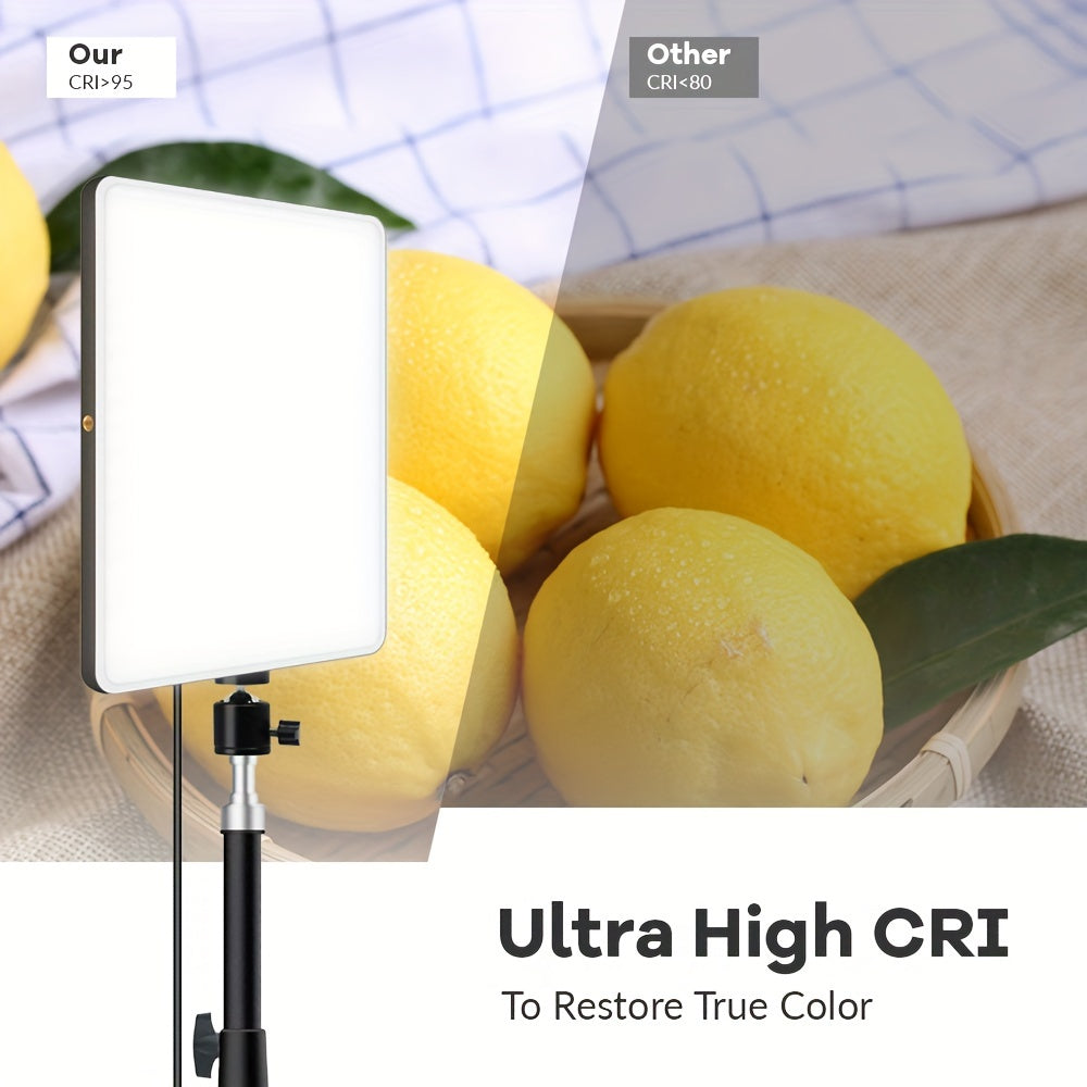 "10"" Flat Panel Light With 1.1m Stand Adjustable Triangle Stand"