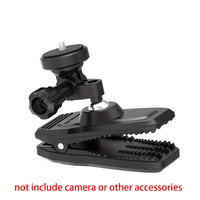Swivel Backpack Clip Magnetic Action Camera Mount - 360 Degree Rotation