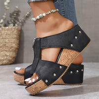 Women's Wedge Summer Slide Sandals