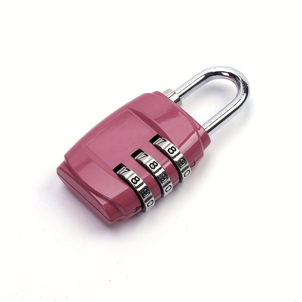 A 3-digit Combination Lock For Luggage, Gym Lockers, Cabinets