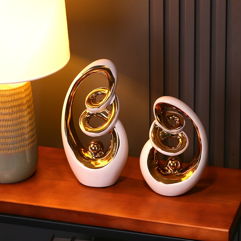 Glam Style Ceramic Decorative Vase Set