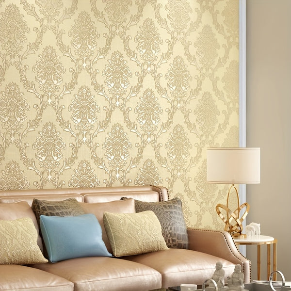 Self-Adhesive 3D Embossed Texturizing Style Wallpaper