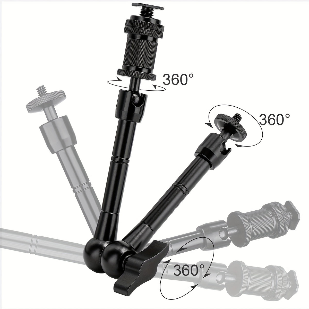 Articulating Magic Arm + Super Clamp For DSLR Rig Camera - LCD Monito - 27.94 Cm
