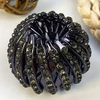 Elegant Bird Nest Magic Hair Clip - Sparkling Rhinestone