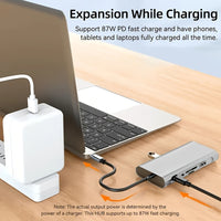 A Versatile Type-C USB-C Expansion Dock - 11-in-1