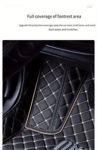 LHD Car Floor Mat - Full Coverage Custom-fit Front and Rear Seat - 3pcs