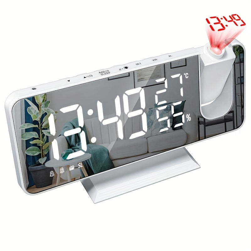 Smart Digital Alarm Clock with FM Radio, LED Display