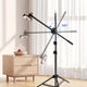 Adjustable Phone Tripod with Detachable Overhead Mount - 360° Rotation - 157.48cm