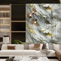 Marble Pattern Self-Adhesive Wallpaper, Detachable Foam Aluminium Backed Sticker