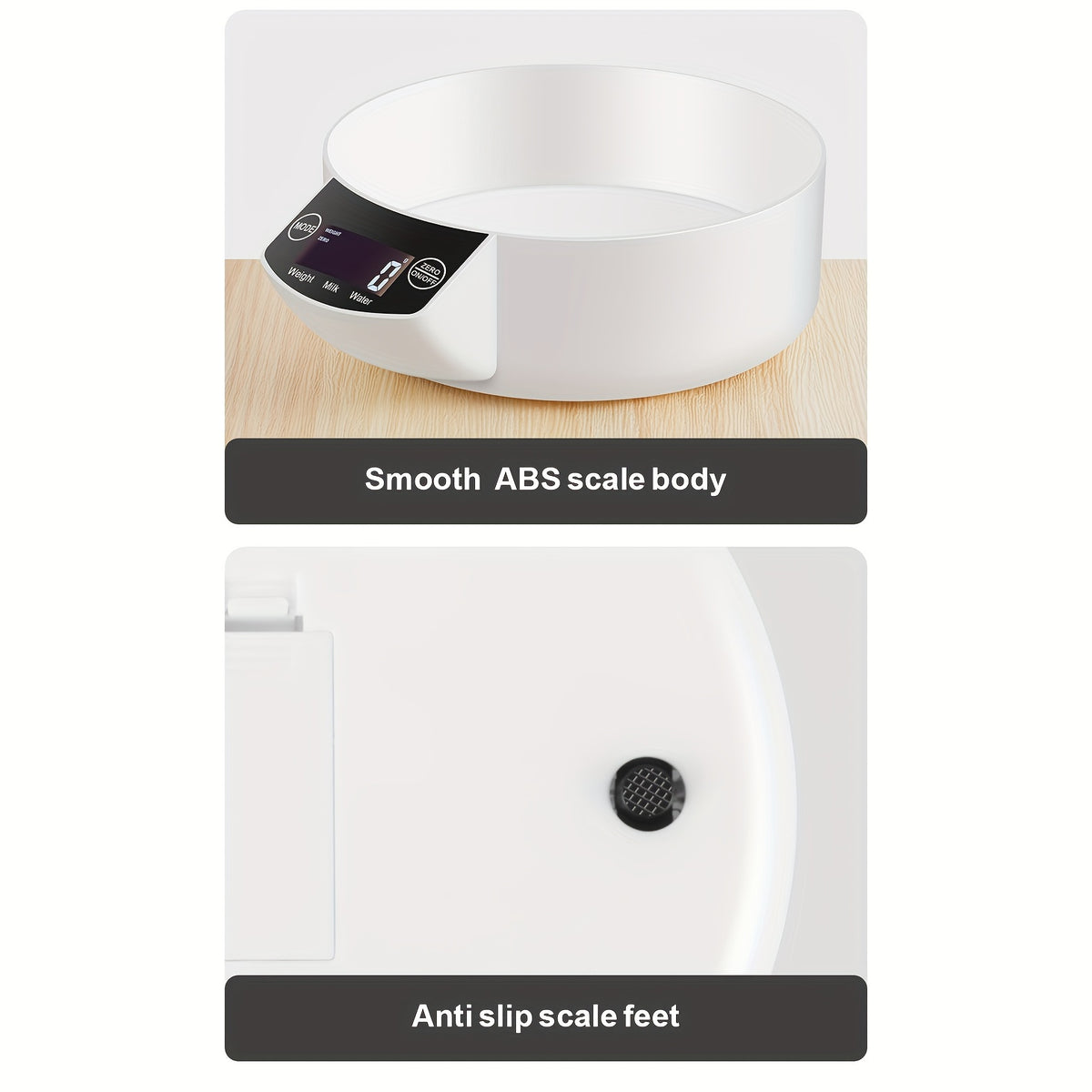 Digital Kitchen Scale With Backlight, Food Scale, Weighing Scale With Bowl