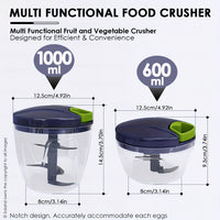 Multi-Functional Manual Food Chopper