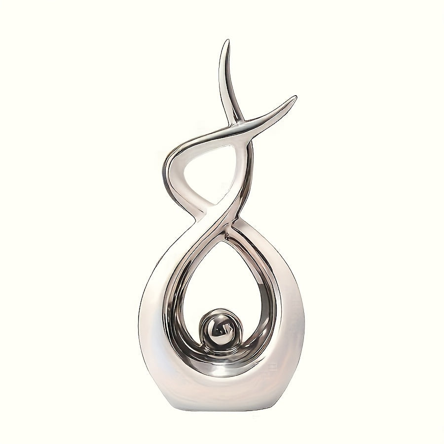 A pair of simple and modern home decoration ornaments