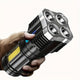 High-Power LED Flashlight, 4 Lamp Beads