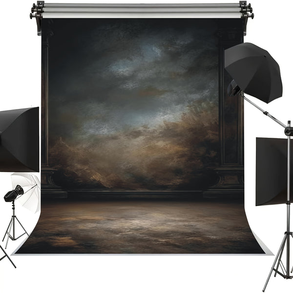 Black Abstract Vinyl Photography Backdrop 152.4x91.44cm/152.4x213.36cm