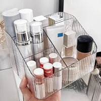 3-Compartment/4-Compartment Acrylic Transparent Cosmetic Storage Box