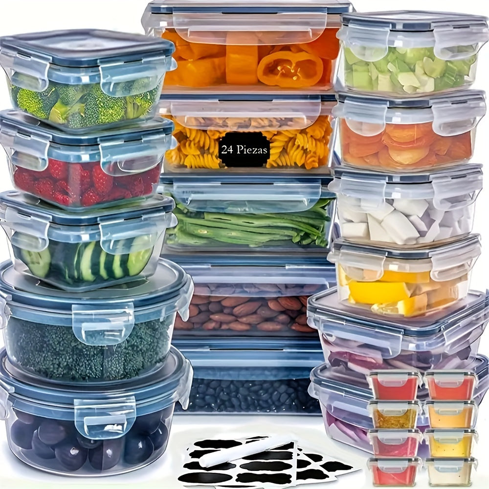 Transparent Kitchen Storage Container Set