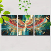 Angelic Wings Framed Canvas Wall Art Set - 3pcs