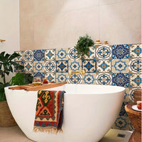 Self-Adhesive Wallpaper, Boho Brick Mosaic Tile Contact Paper