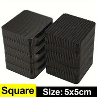 Invisible Fixing Stickers For Car Floor Mats, High Viscosity Snap Fasteners - 10 Pcs