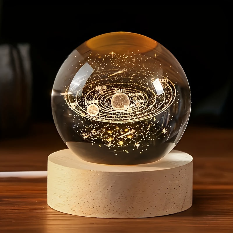 Solar System Crystal Ball,Perfect Space Themed Decor