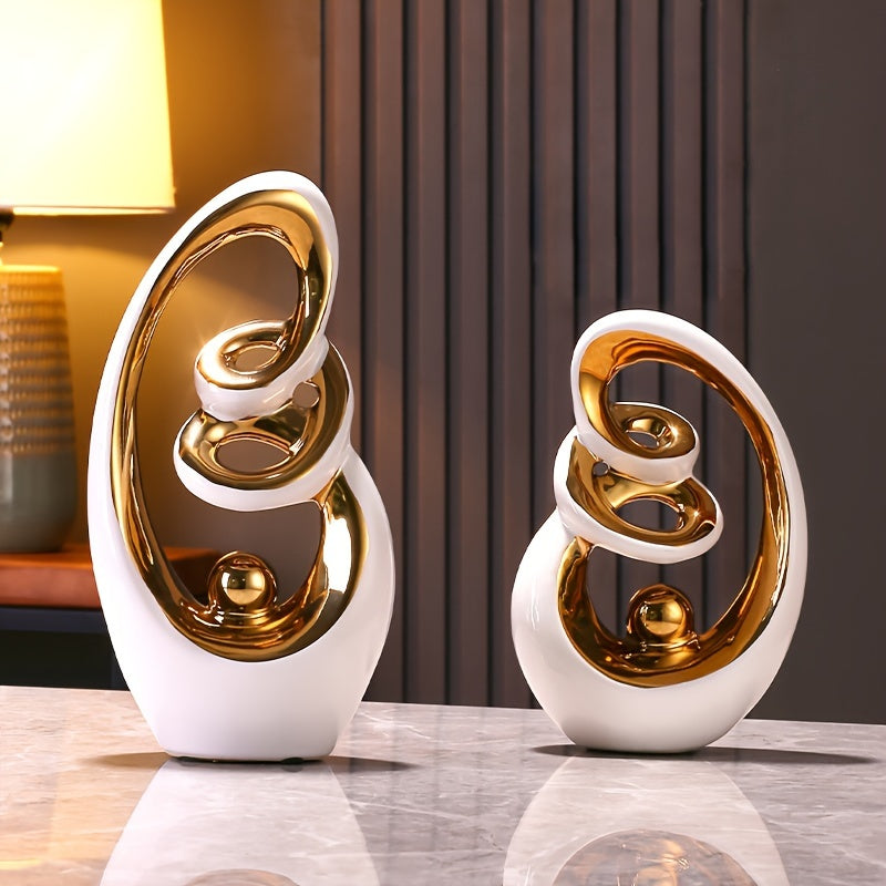 Glam Style Ceramic Decorative Vase Set