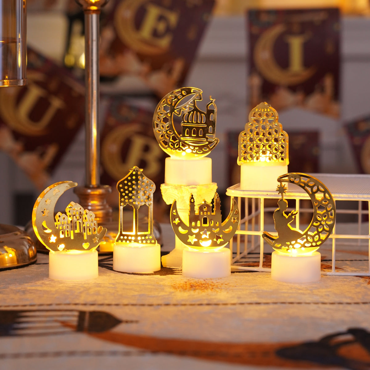 Ramadan Decorations Lights - 6pack