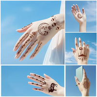 10 Sheets Eid Al-Fitr Hand Tattoos - Mehndi